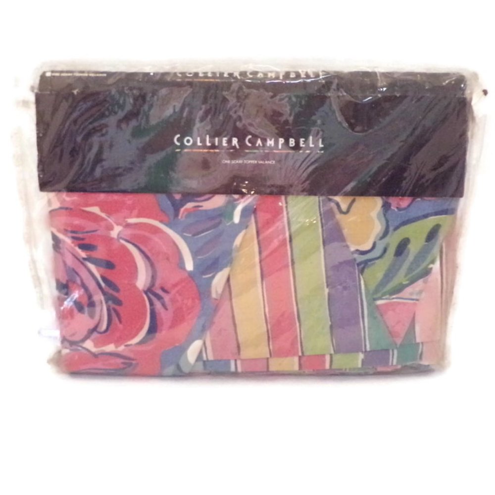 Vintage Collier Campbell Scarf Topper Valance New 45" x 143" TSHG0810